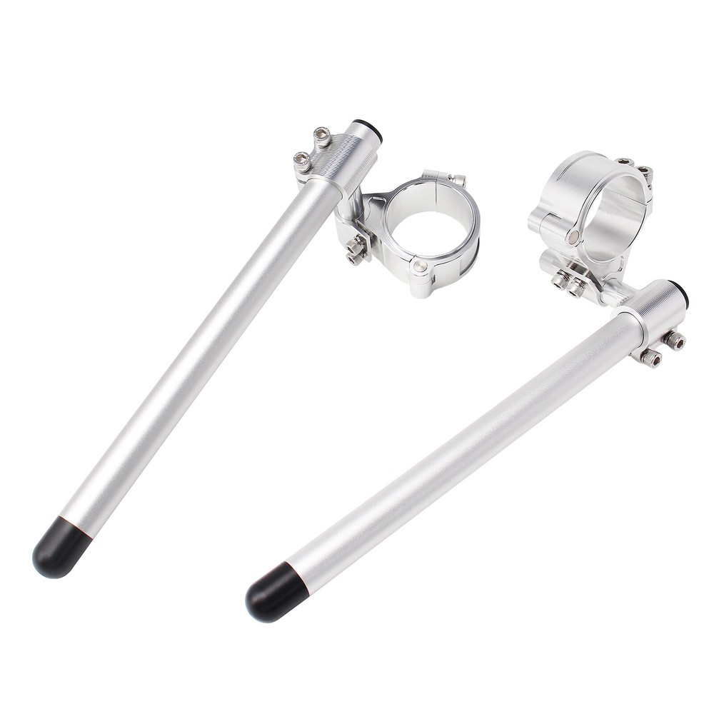 37-58mm Fork Tube Clip On Handlebars Riser Handle Bars Universal Fits Adjustable