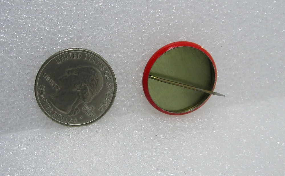 Love Globe Button Pin