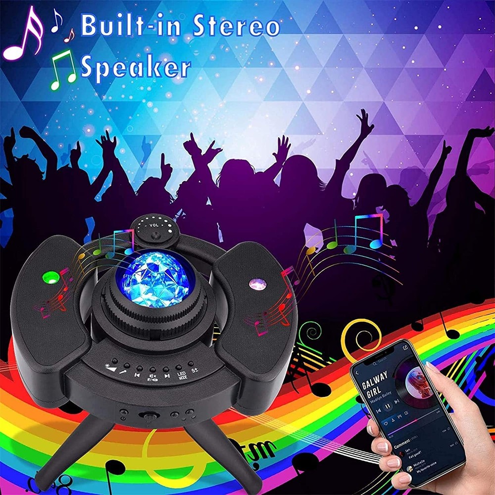 Galaxy Light Projector with Bluetooth Music Speaker