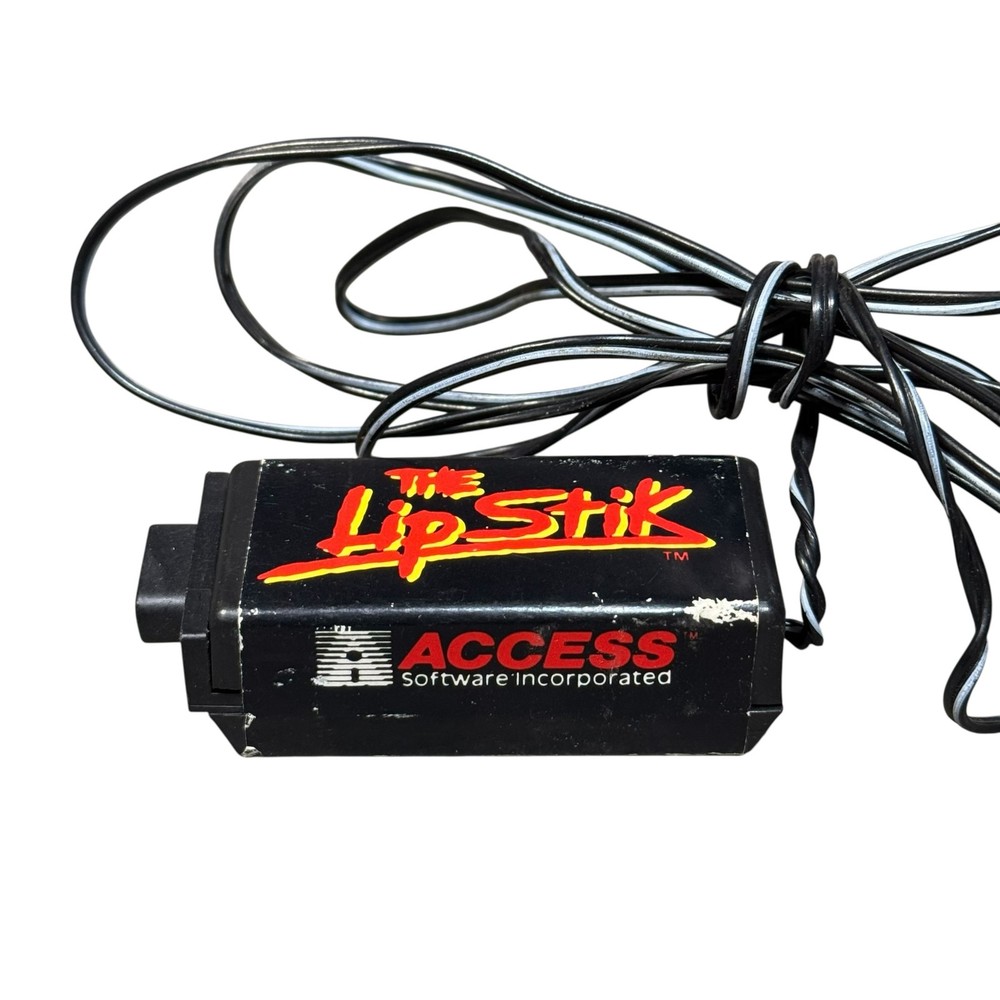 Vintage Access Software The LipStik Black Headset Microphone PC Untested