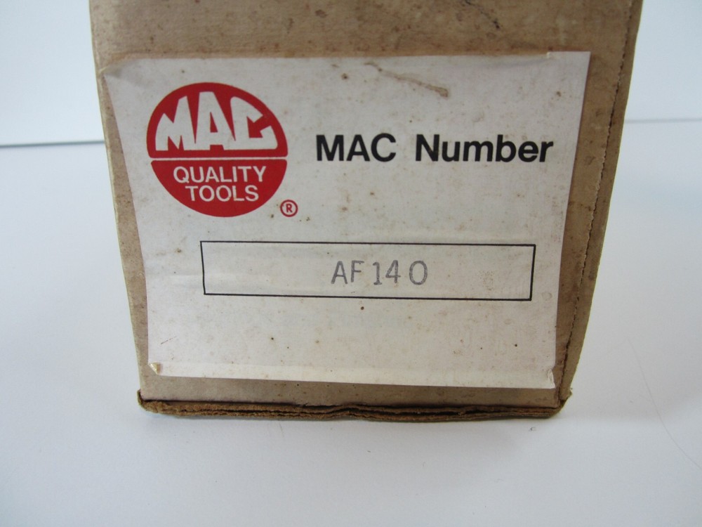 MAC TOOLS AF-140 Devilbiss Compressed Air Water Filter HAF-514 Filter NOS, USA.
