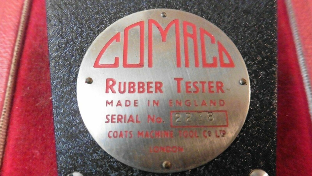 Coats Machine Tool Co. Ltd Comaco Rubber Tester