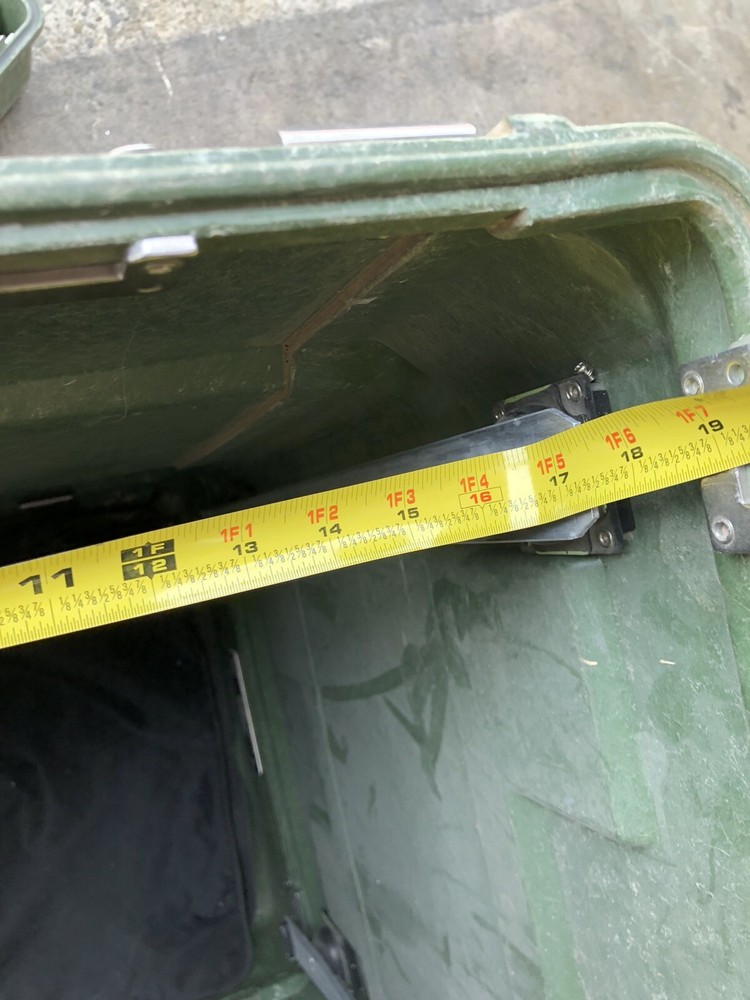 Hardigg Style Rack Mount Case General Dynamics Military Electronics Crate 38.5"