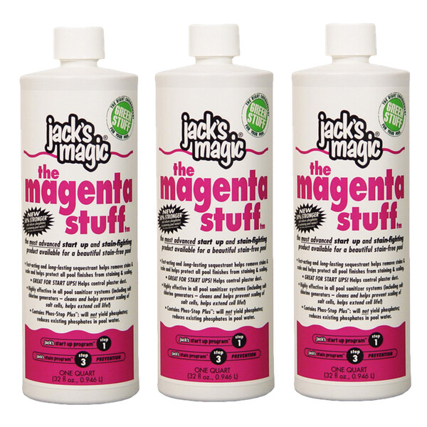 Jack's Magic The Magenta Stuff Metal Solution 32 oz - 3 Pack