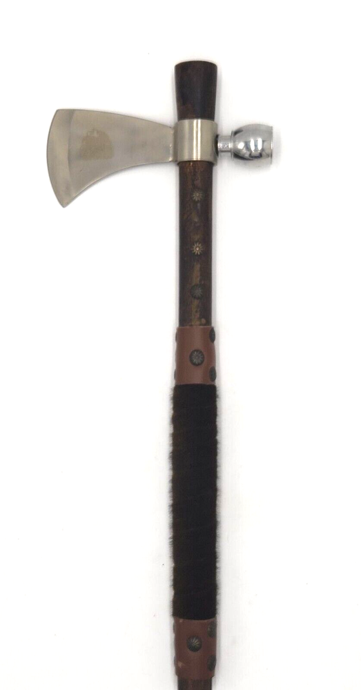 18" Replica axe and peace pipe, native american decorative