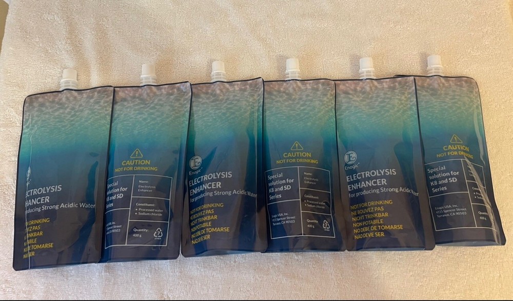 Pack of 6 New Electrolysis enhancer Leveluk Kangen K8, SD501, Platinum & JR26