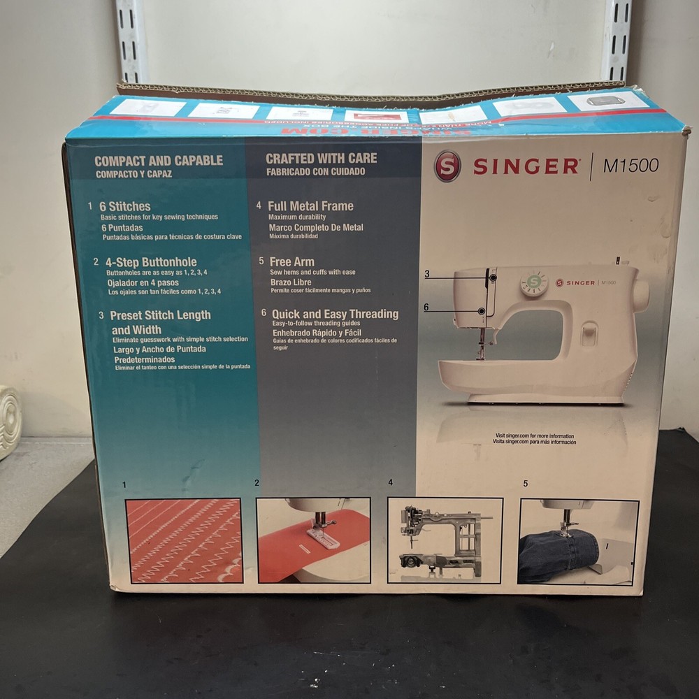 🔥🔥🔥Singer M1500 Sewing Machine - White No Power Supply