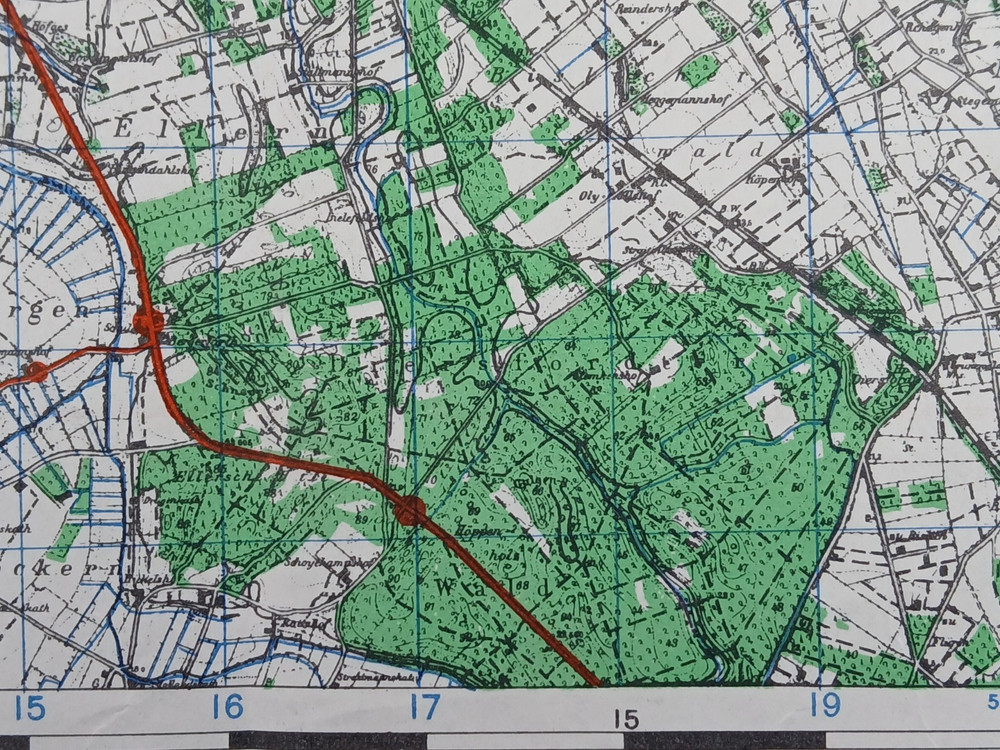 WW2 EMERGENCY EDITION map featuring REES (OPERATION PLUNDER), THE RHINE, BOCHOLT