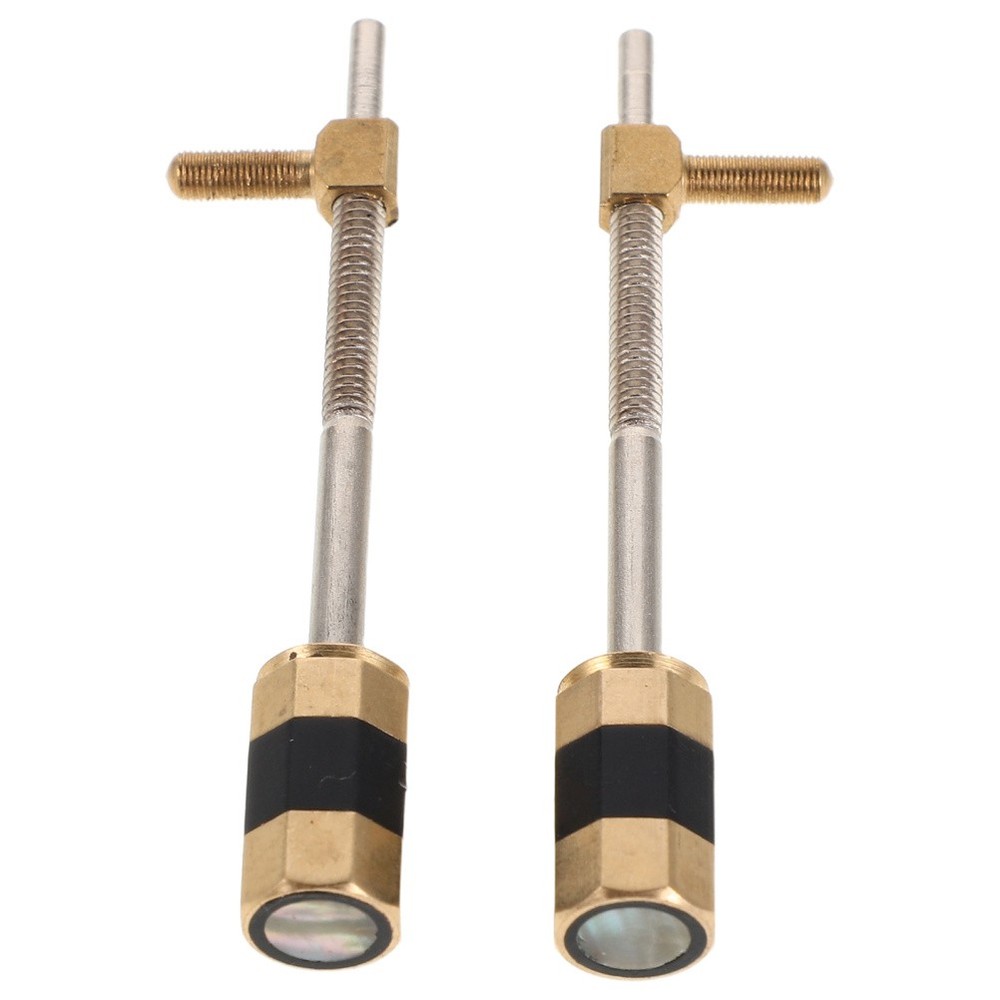 2 Pcs Practical Violin Bow Frog Screw Musical Equipment Accessory