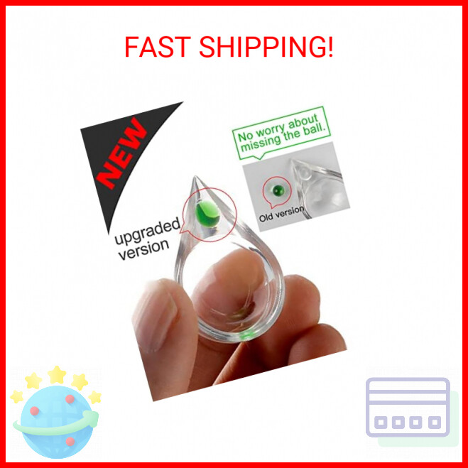 Clscea Aquatic CO2 Drop Checker Detachable Tear Drop Shape Without Solution