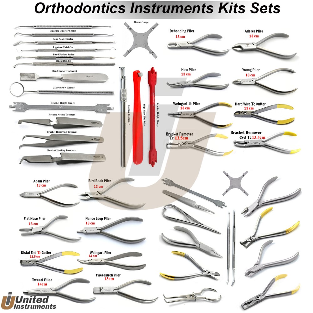Orthodontic Kit Minor Instruments Sets Ligature Pliers Band Selection Placement