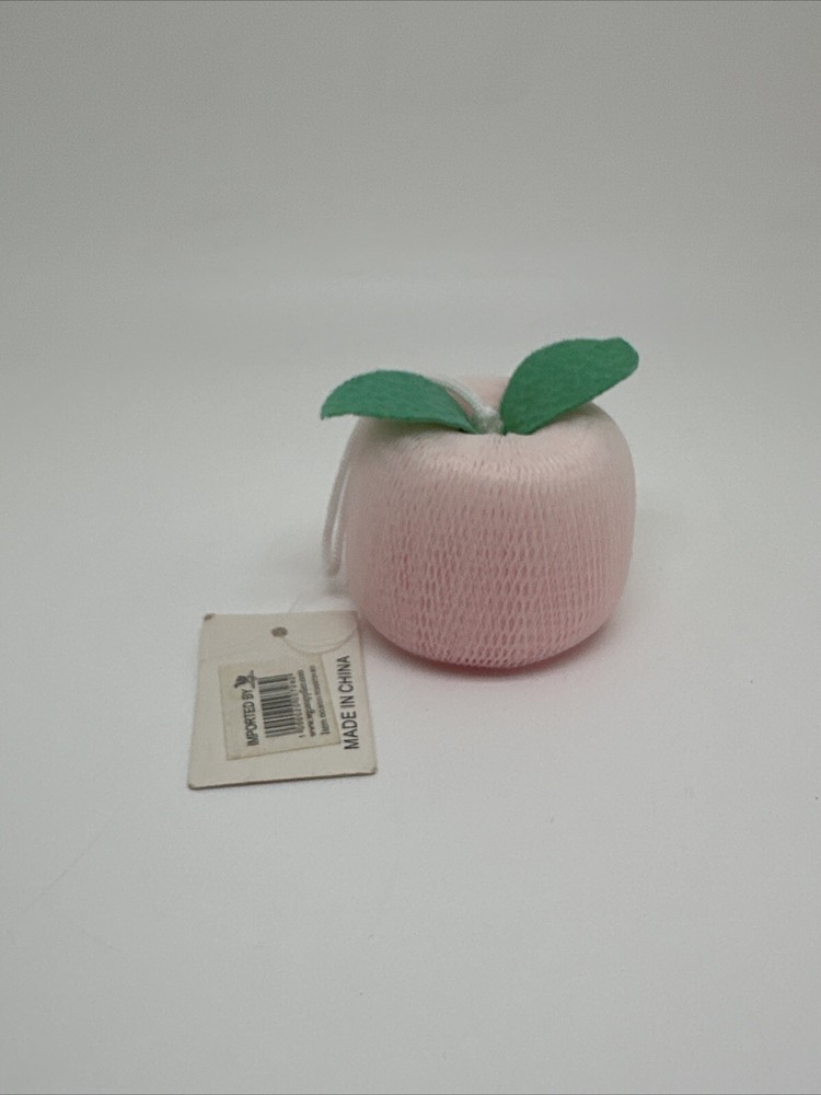 Apple Shape Shower Ball Bath Ball Mesh Bubble Nets Bath Scrub Bath with- 2In…3