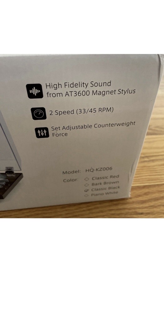 Retrolife HQKZ-006 High-Tech Belt-Driven Turntable System