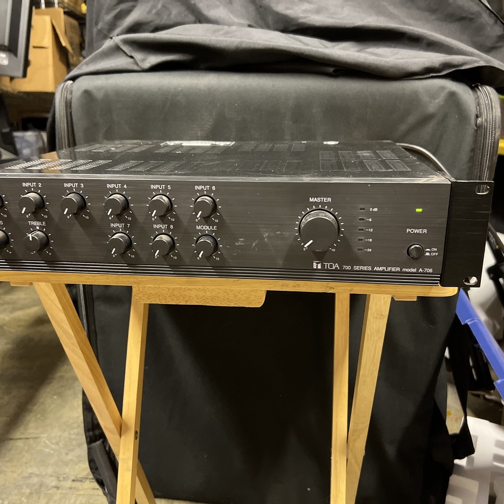 TOA 700 Series Amplifier Model A-706