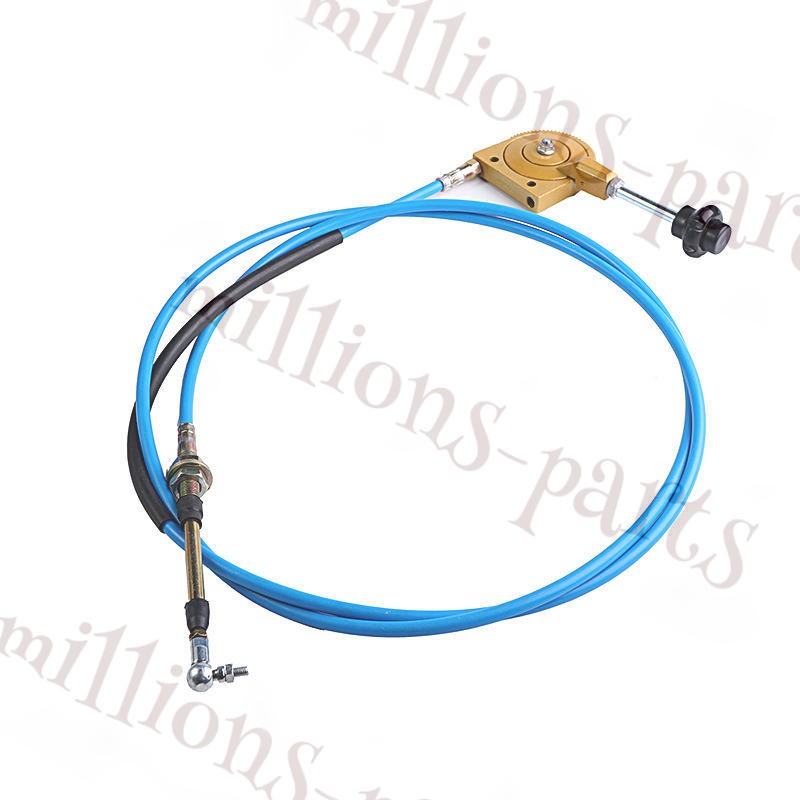 3M 118" THROTTLE CABLE WITH CONTROL HANDLE FOR KOBELCO ,CASE,SUMITOMO,VOLVO