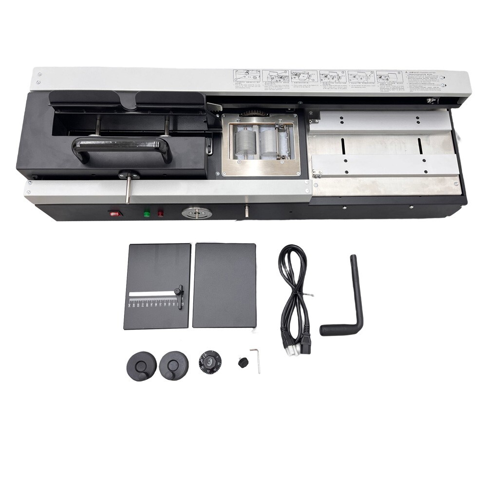 A4 Double Roll Applicator Desktop Hot Melt Glue Binding Machine Hot Glue Binder