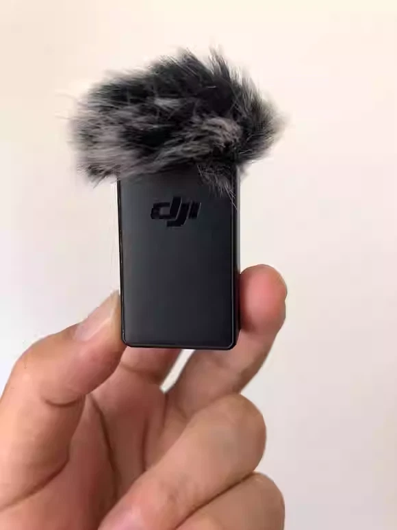 Original DJI Pocket 2 Wireless Microphone Transmitter with Windscreen (2.4GHz)