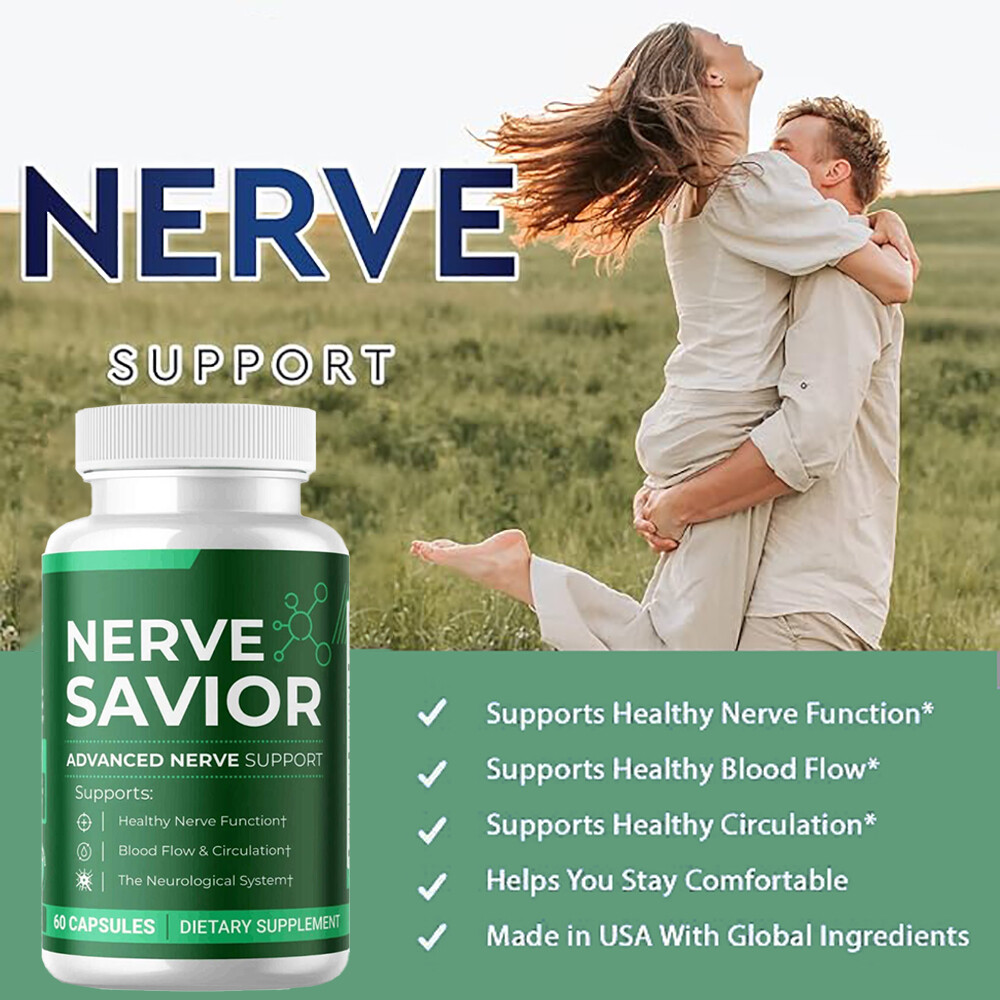 NERVE SAVIOR ADVANCED NERVE SUPPORT Supports: Healthy Nerve Functiont