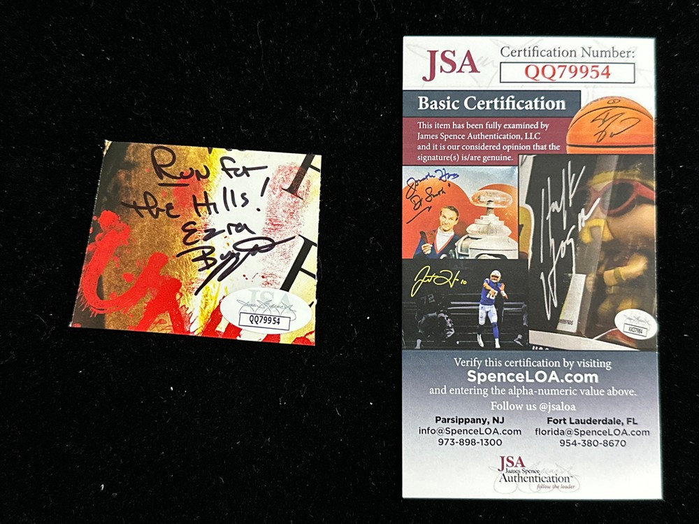 Ezra Buzzington Signed Cut - JSA QQ79954