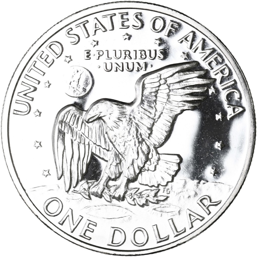 1971 S Proof Eisenhower Ike Dollar 40% Silver US Coin
