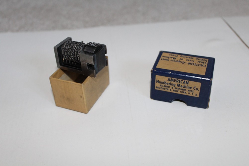 American Numbering Machine Blue Boy Model 6