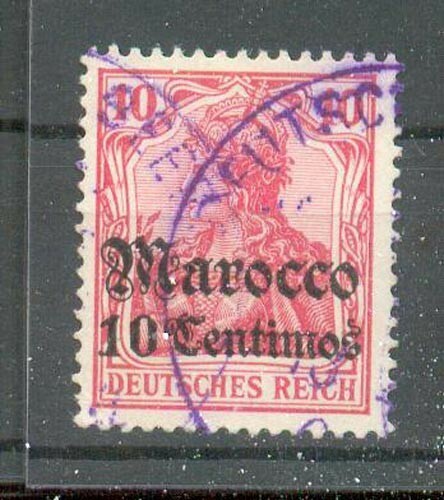 Morocco Seapost Stamp Violet (43499)