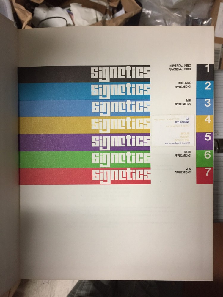 Data Book = Signetics 3 Volume Digital Linear MOS Analog Applications 1974 = Lot