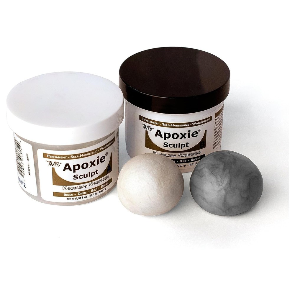 Apoxie Sculpt - 2 Part Modeling Compound (A & B) - 1 White / Stone