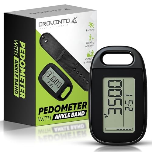 Ankle Pedometer Step Counter for Walking - Distance Counter - Activity Tracker
