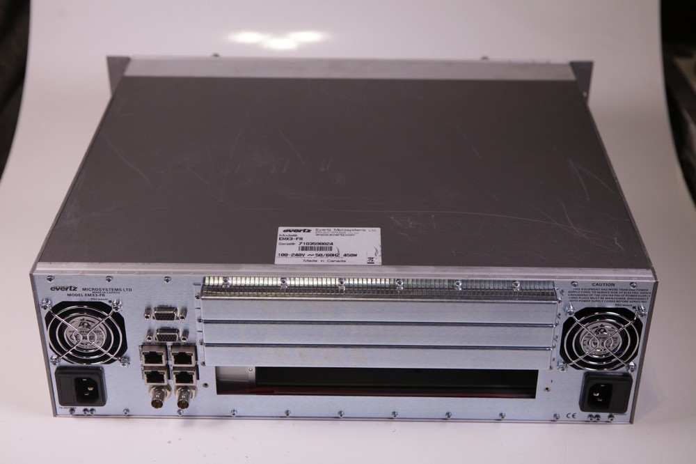 Evertz EMX3-FR Frame + EMX-FC Controller