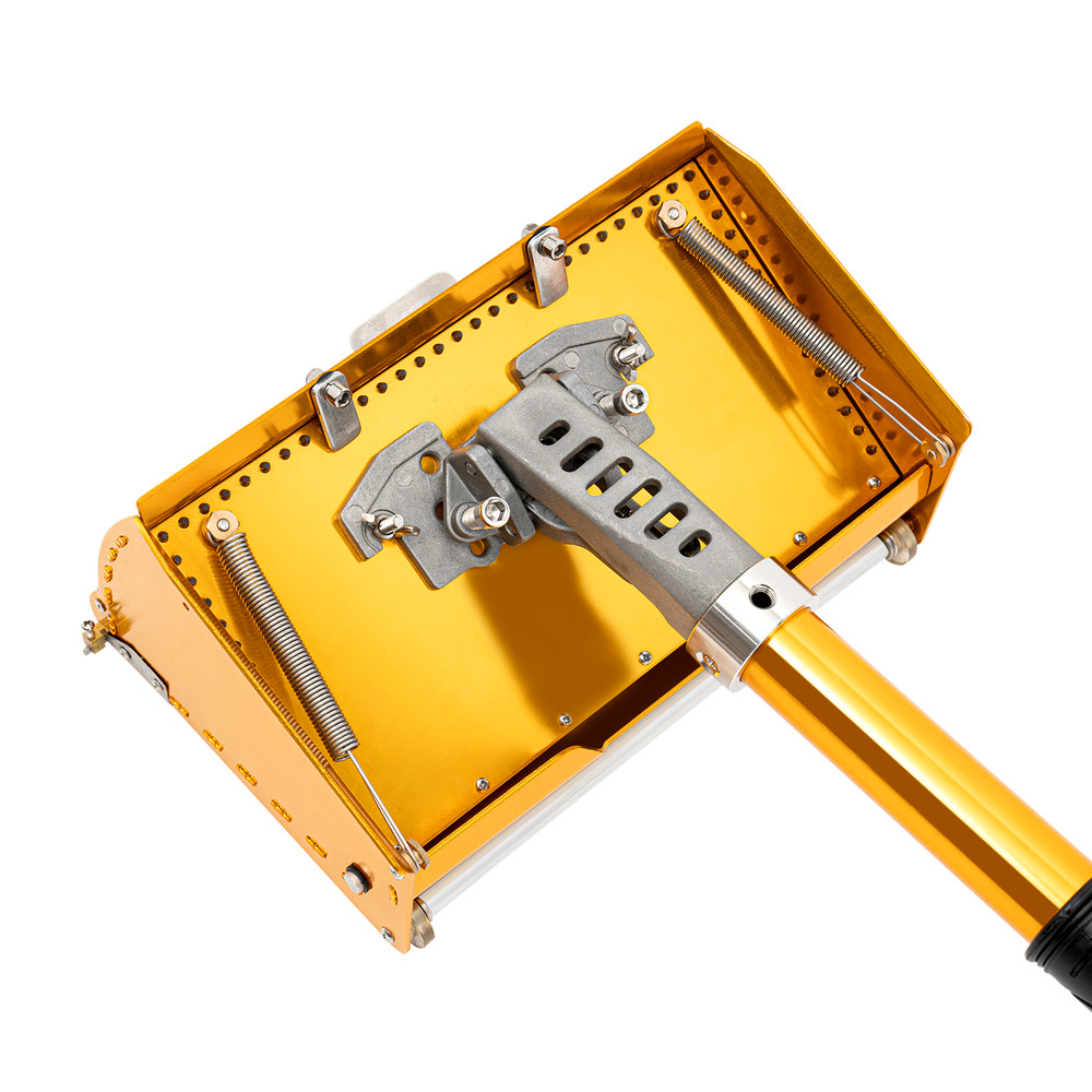 Drywall Flat Finishing Box Tool Yellow Plaster Handle 40''-64'' Extendable Paint
