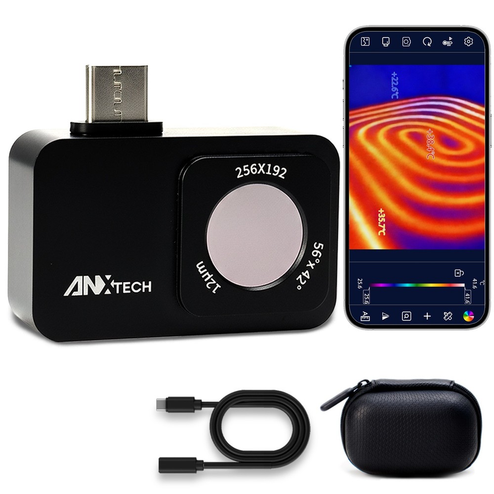 ANXTECH Mini Thermal Camera for Android Infrared Imaging Temperature Camera
