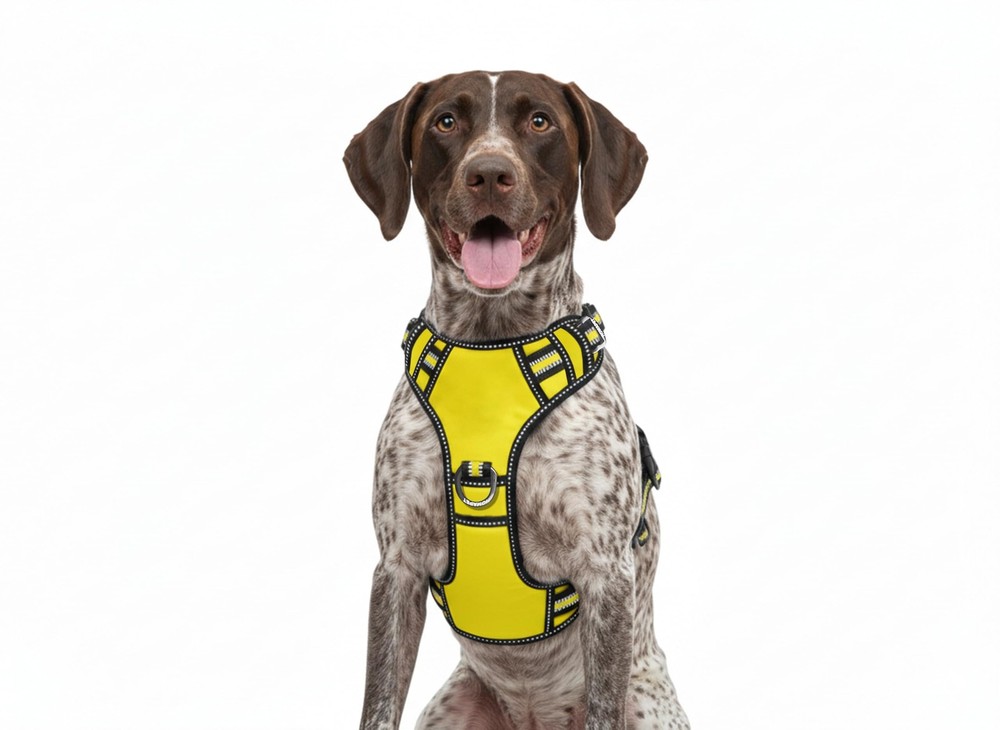 No-Pull Dog Harness with Dual Leash Attachment Points, Soft Adjustable Paddin...