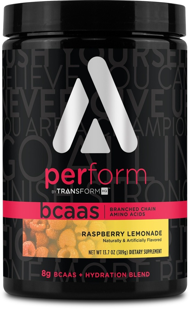 TransformHQ BCAA 2:1:1 Powder - (Raspberry Lemonade) 28 Servings - Perform