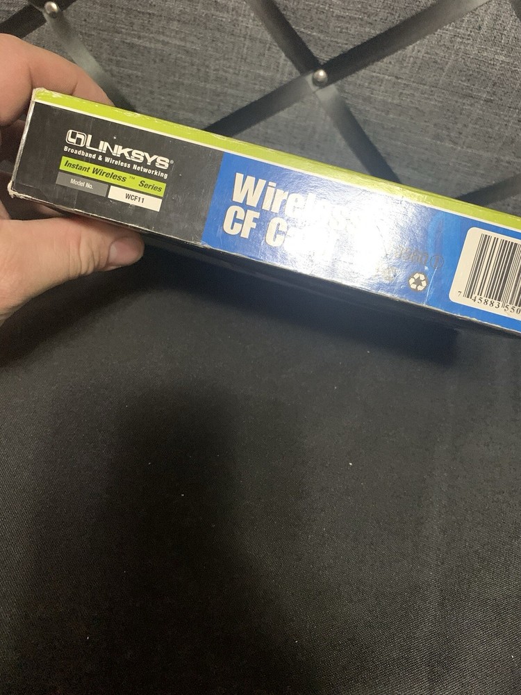 Linksys WCF12 Wireless CompactFlash Card 2.4GHz NEW