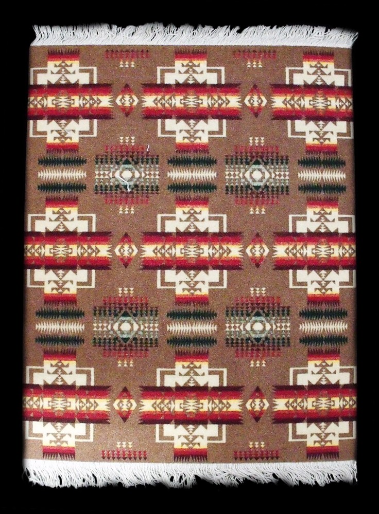 Pendleton Khaki Chief Joseph MouseRug