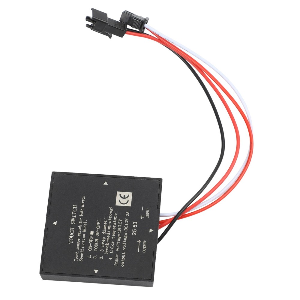 Touch Sensor Switch for LED Light Bathroom Mirror Easy and Efficient Control