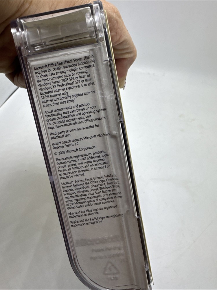 Microsoft Office Professional 2007 Full Version Academic Use Only New Sealed