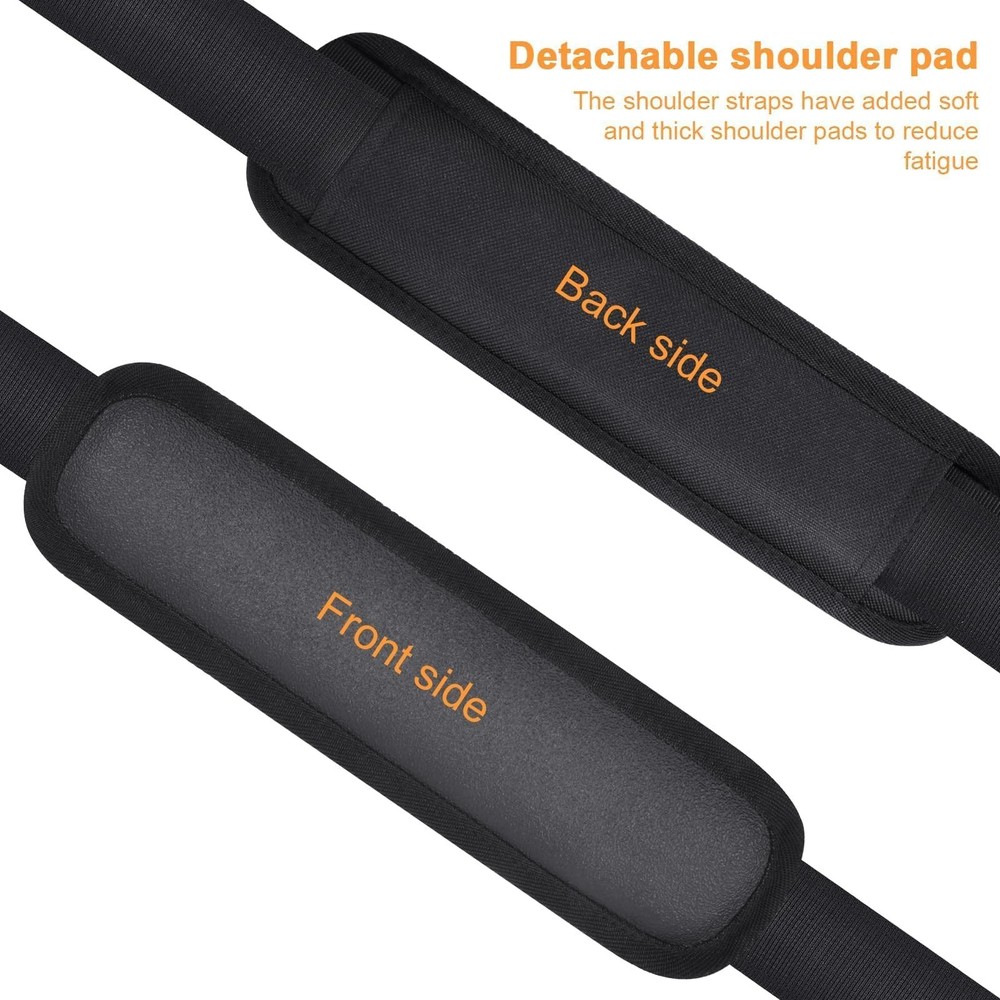 Tanmqin Universal Shoulder Strap for Leaf Blower & String Trimmer, Balck