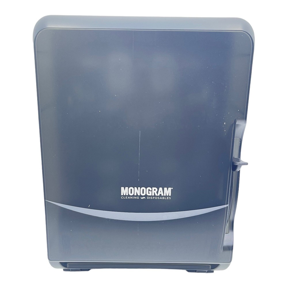 Monogram Paper Towel Roll Dispenser Black