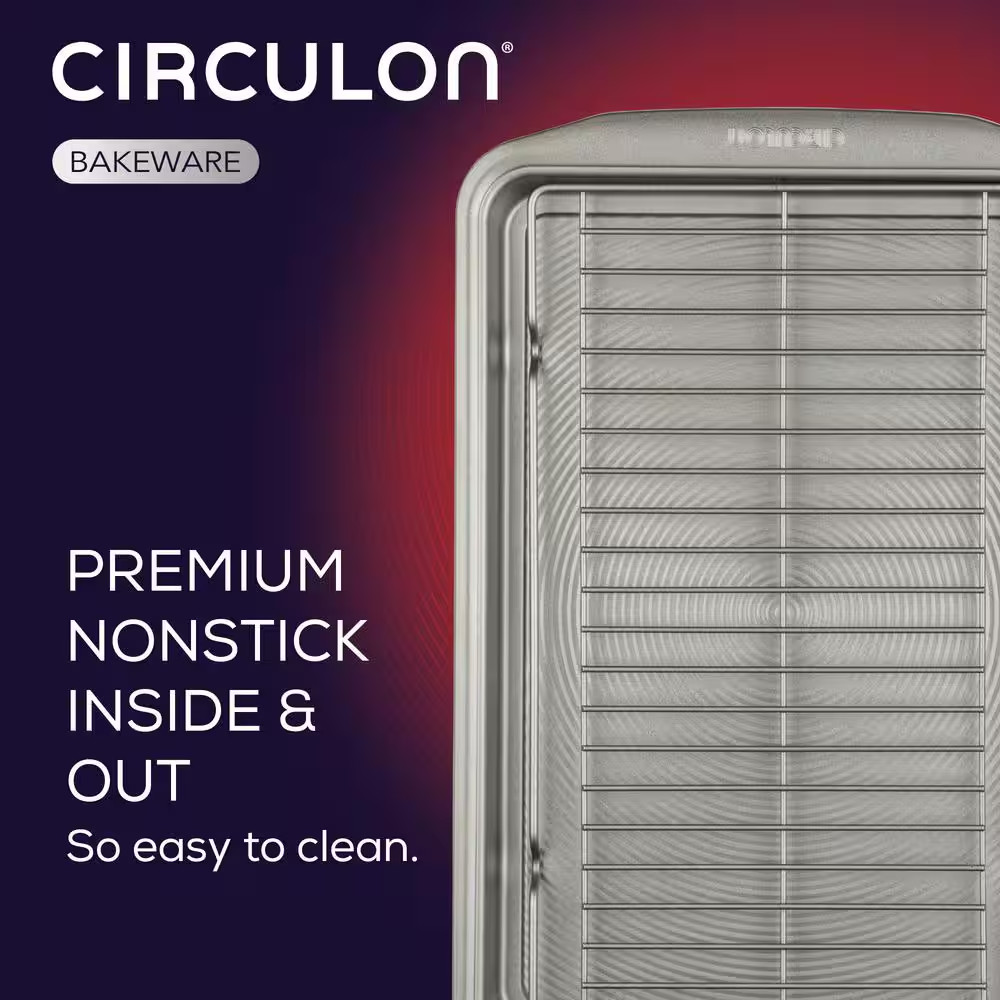 Bakeware, 3-Piece, Siver, Bakeware Set