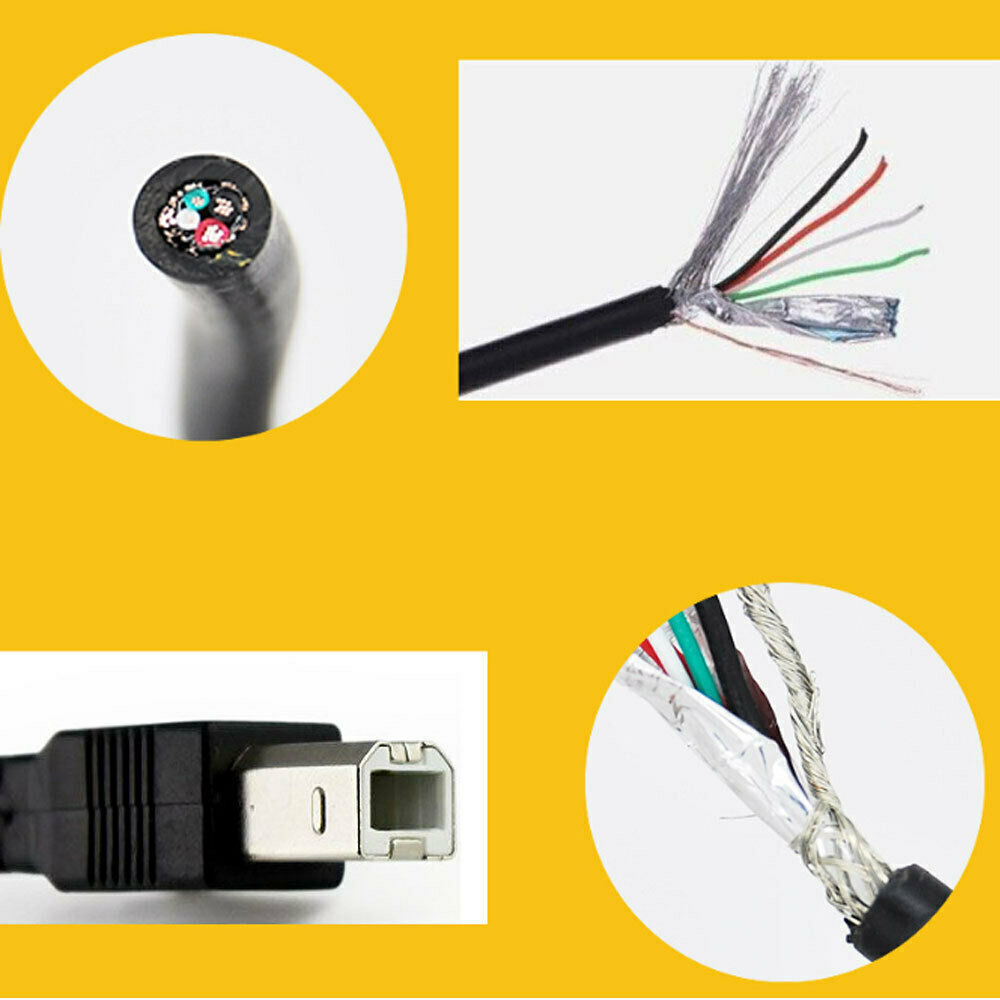 6ft USB 2.0 Printer Cable Cord For Akai Professional Fire PerFormance Controller