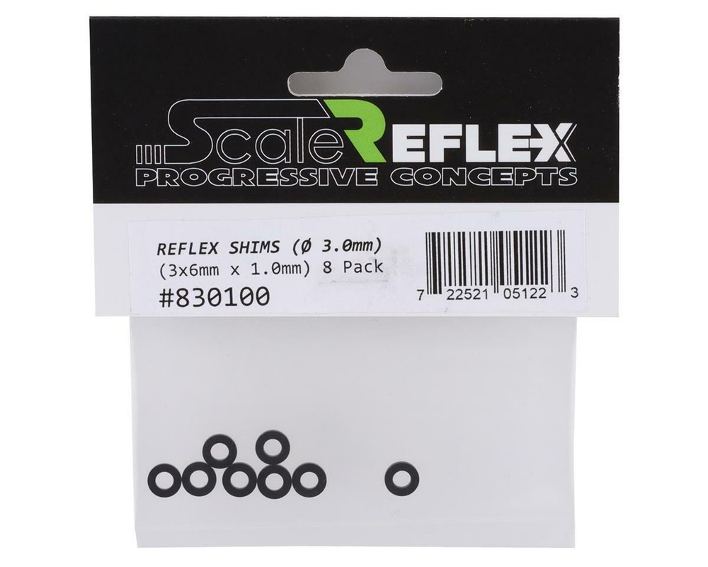 Scale Reflex 3x6x1.0mm Shims (8) [SRF830100]