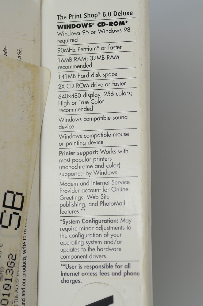 The Print Shop Deluxe Version 6 Windows 95 CD-ROM