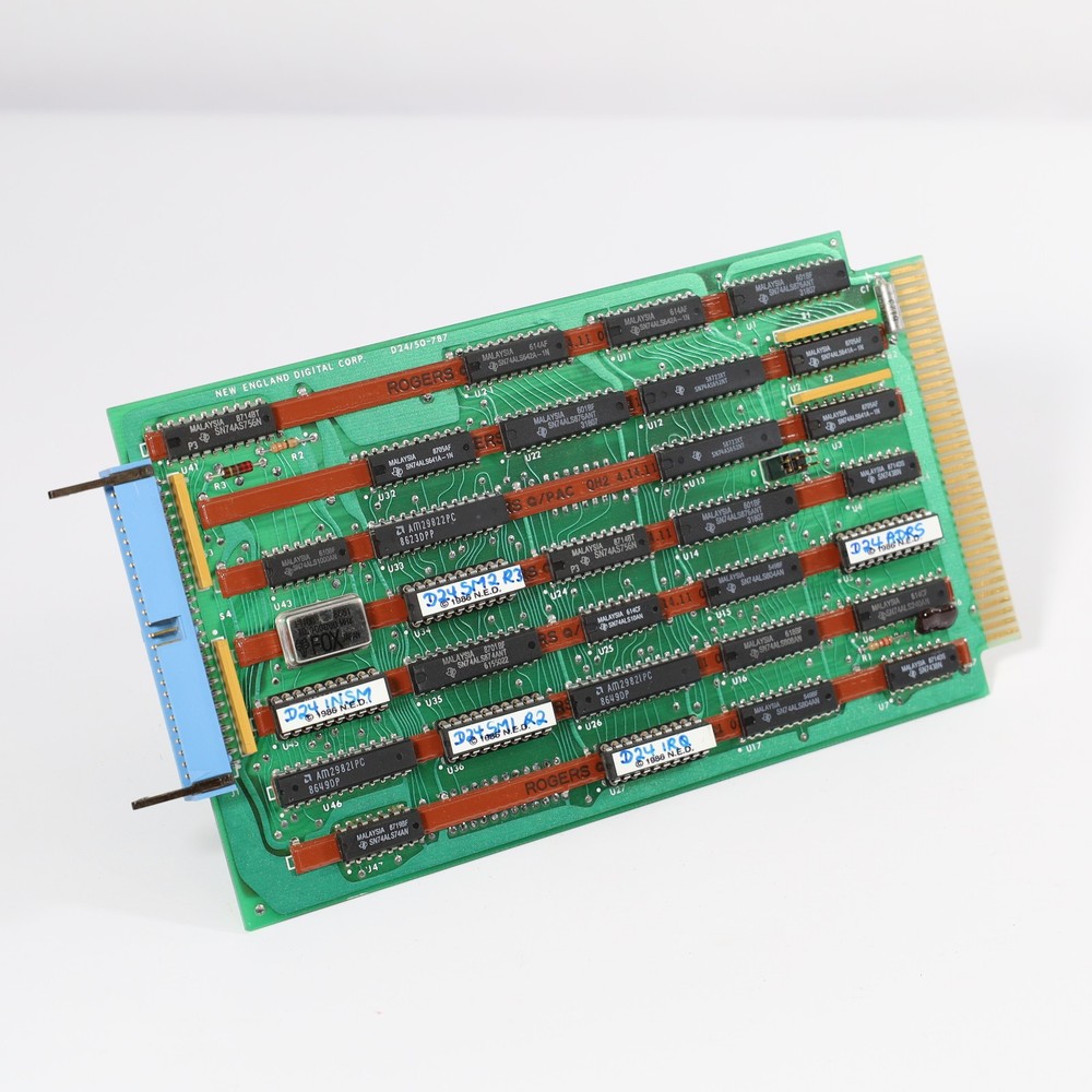 New England Digital Synclavier D24/50 Computer Bin Card