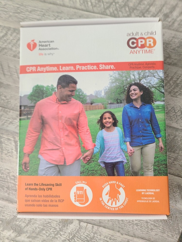 CPR Anytime AHA Heart Association Training Kit