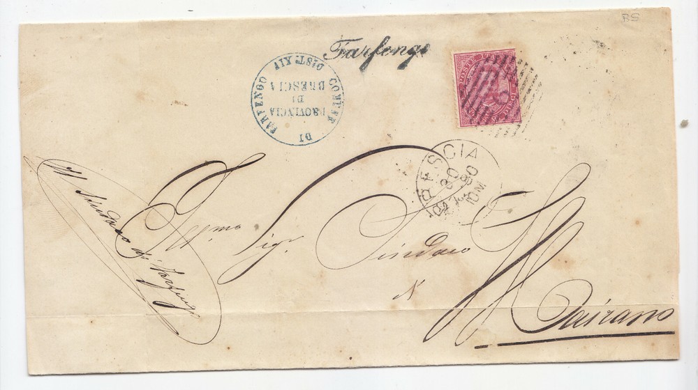 EE463-BRESCIA-FARFENGO Collectorship Cursive Su Piego