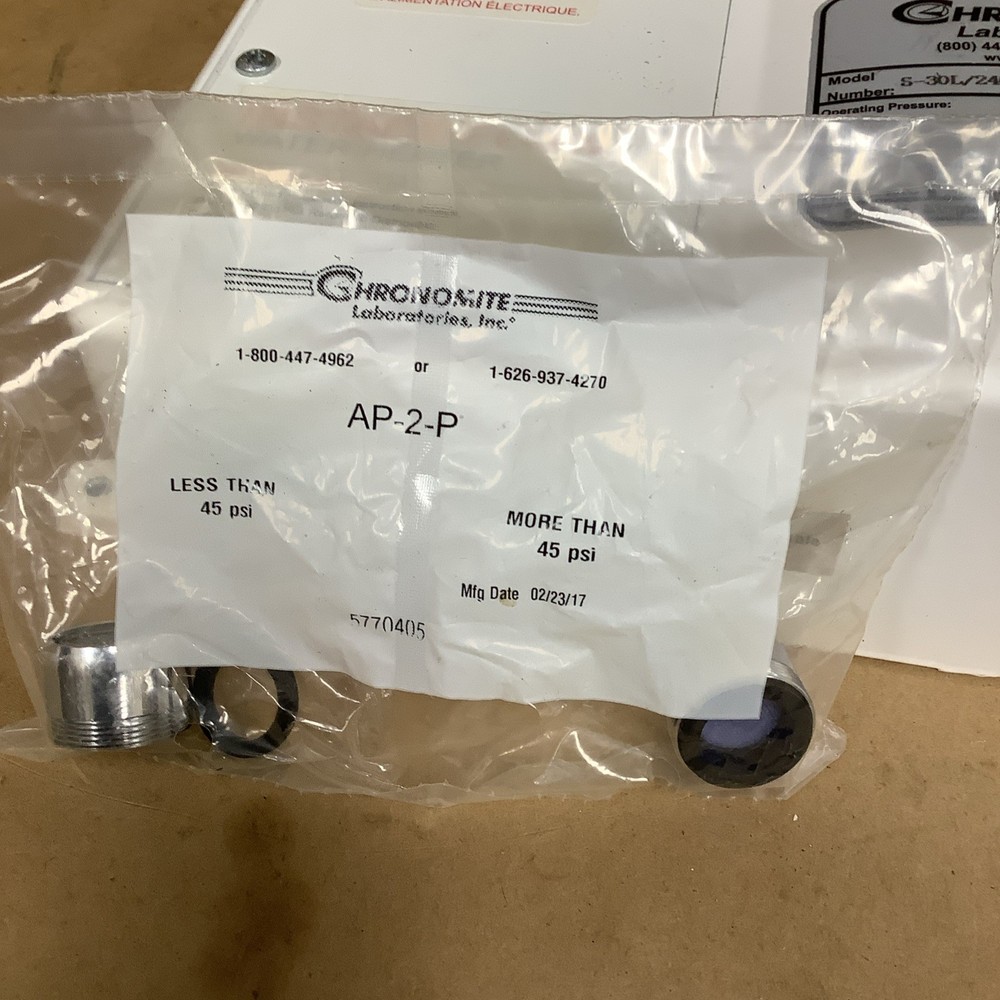 Chronomite S-30L/240-W Instant Electric Tankless Hot Water Heater 220/240VAC