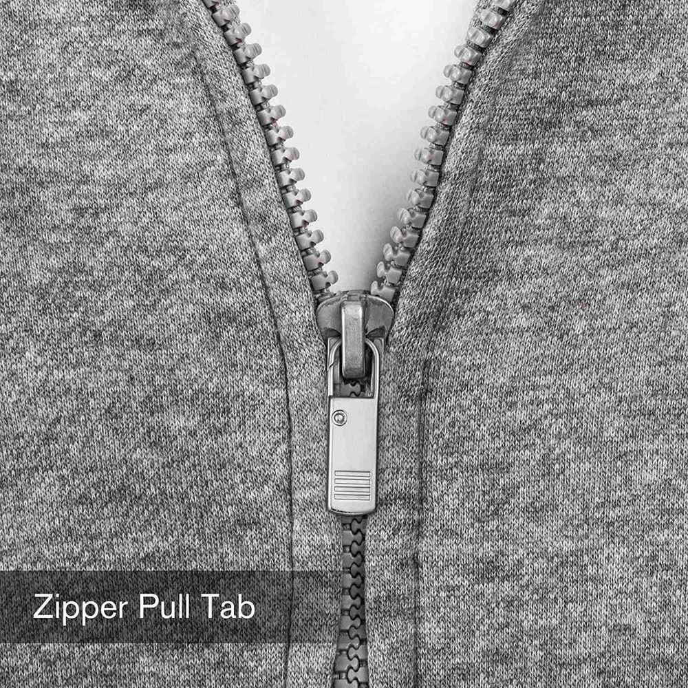 10Pcs Zipper Pull-Tab Replacement, Metal Zipper Puller Zip Slider Extender6843