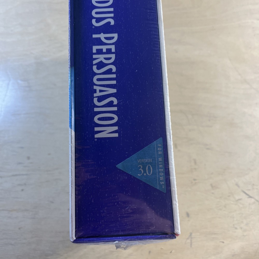 Aldus Persuasion Version 3.0 for Windows Vintage Software sealed